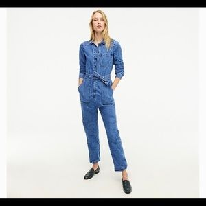 J Crew Point Sur Denim Jumpsuit Romper